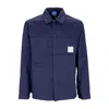 Usual Hangar Shirt Men's Long Sleeve Shirt Navy In Navy