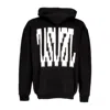 Usual Men's Hoodie Digi Hoodie Black In Black