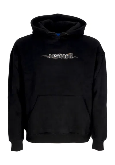 Usual Men's Hoodie Poison Hoodie Black