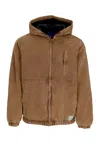 Usual Men's Jacket Work Jacket Brown In Brown