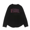 Usual Men's Long Sleeve Home Run Shirt L/s Shirt In Black