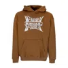 Usual Men's Teamwork Hoodie X Fabri Fibra Tobacco In Tobacco