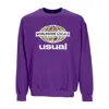 Usual Worldwide Locals Crewneck Purple Men's Lightweight Crewneck Sweatshirt In Purple