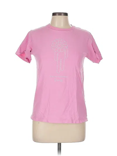 Pre-owned Ut For Uniqlo Short Sleeve T-shirt In Pink
