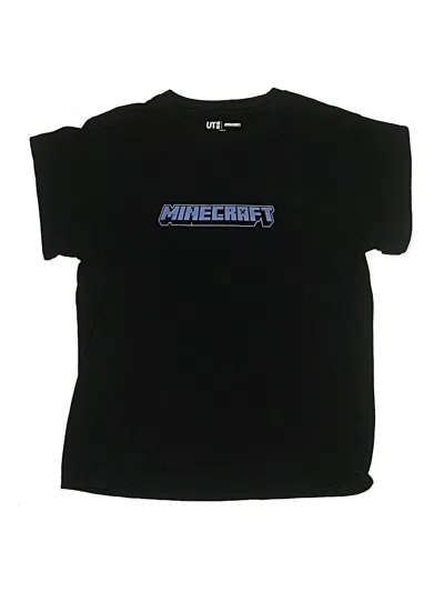 Pre-owned Ut For Uniqlo Kids' Short Sleeve T-shirt In Black