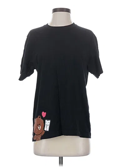 Pre-owned Ut For Uniqlo Short Sleeve T-shirt In Black