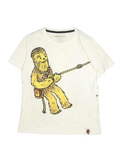 Pre-owned Ut For Uniqlo Kids' Short Sleeve T-shirt In Ivory