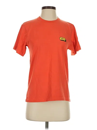 Pre-owned Ut For Uniqlo Short Sleeve T-shirt In Orange
