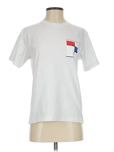 Pre-owned Ut For Uniqlo Short Sleeve T-shirt In White