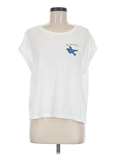 Pre-owned Ut For Uniqlo Short Sleeve T-shirt In White