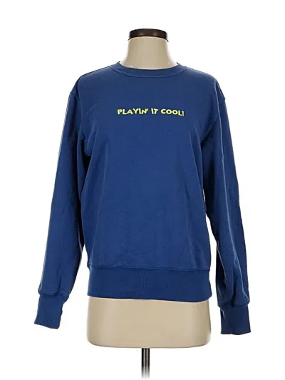 Pre-owned Ut For Uniqlo Sweatshirt In Blue