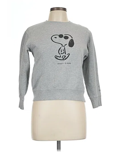 Pre-owned Ut For Uniqlo Sweatshirt In Gray