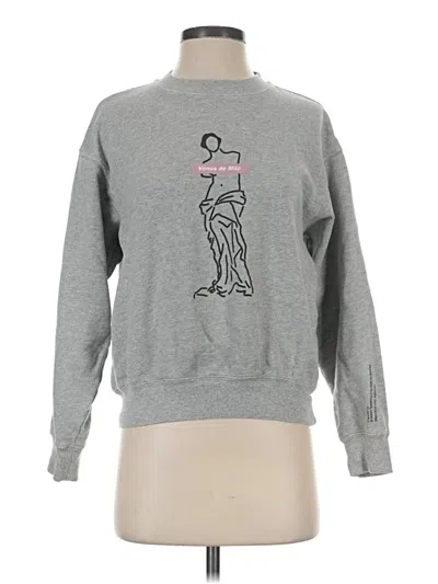Pre-owned Ut For Uniqlo Sweatshirt In Gray