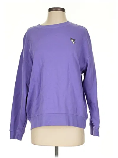 Pre-owned Ut For Uniqlo Sweatshirt In Purple