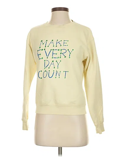 Pre-owned Ut For Uniqlo Sweatshirt In Yellow
