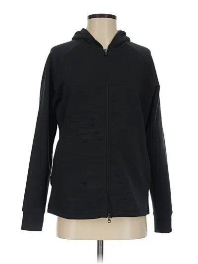 Pre-owned Ut For Uniqlo Zip Up Hoodie In Black