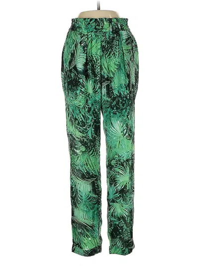 Pre-owned Uterque Casual Pants In Green