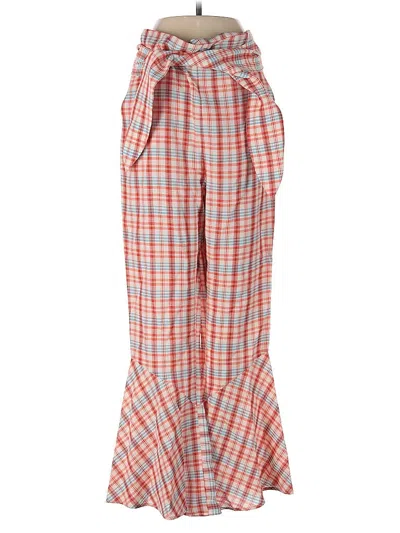 Pre-owned Uterque Casual Pants In Red