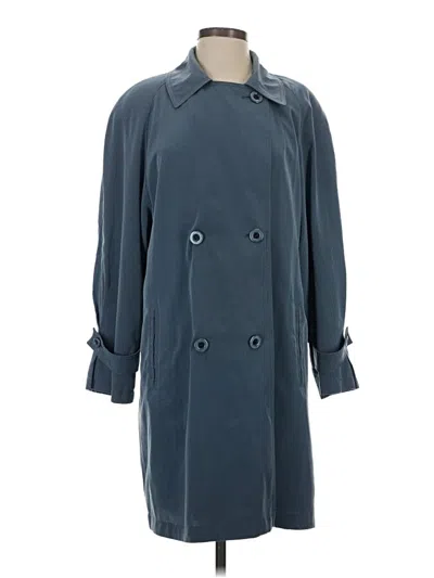 Pre-owned Utex Trenchcoat In Blue