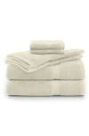 Utica Essentials 6-piece Cotton Bath Towel Set In Ecru