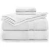Utica Essentials 6-piece Cotton Bath Towel Set In Optical White