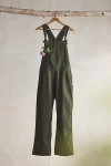 Utility Canvas Overalls, Olive In Green