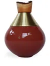 Utopia & Utility India 2 Small Stacking Vessel (set Of Two) In Red