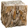 Uttermost 19" High Reclaimed Teak Wood Bunching Cube Table