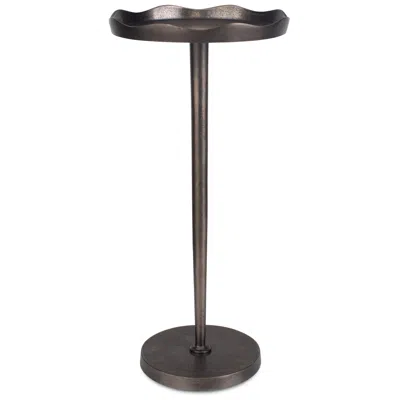 Uttermost 23" High Rich Antique Bronze Accent Table In Black