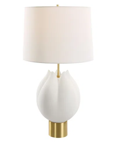 Uttermost 25.5" In Bloom Table Lamp In Animal Print
