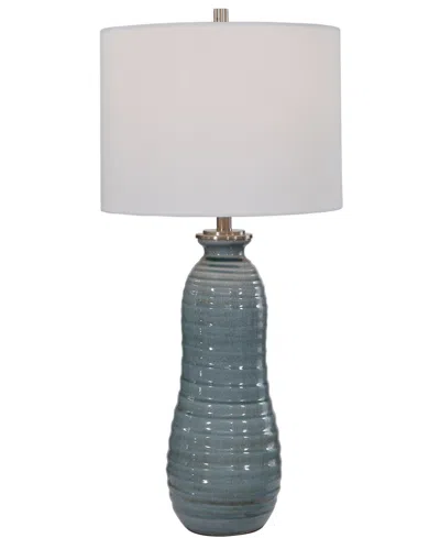 Uttermost Zaila 28in Table Lamp In Blue