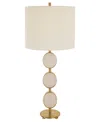 Uttermost Three Rings Contemporary Table Lamp In White
