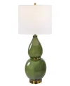 Uttermost 30.5" Gourd Table Lamp, In Green