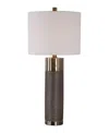 Uttermost 32" Ceramic Brannock Table Lamp In Brass