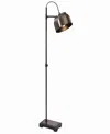 Uttermost 62" Metal Bessemer Industrial Floor Lamp In Black