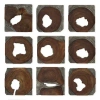 Uttermost 9 Piece Wall Décor Set In Dark Coffee Brown