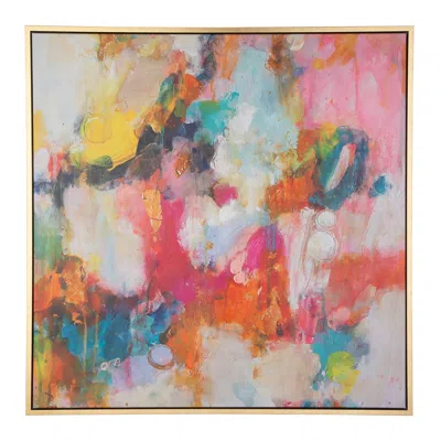 Uttermost A Colorful Mindset 44" Square Framed Canvas Wall Art