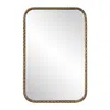 Uttermost A Little Knotty Bronze 20" X 30" Rectangular Vanity Mirror