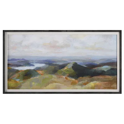 Uttermost Above The Lakes 51 1/4" Wide Framed Print Wall Art