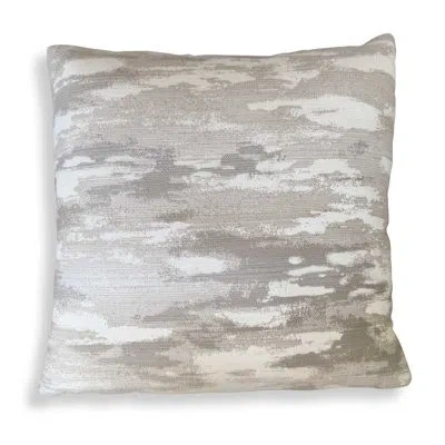 Uttermost Abstract Waves Outdoor Pillow In Brown