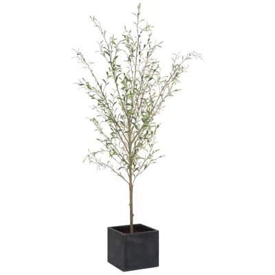 Uttermost Abundance 90 1/2" Potted Olive