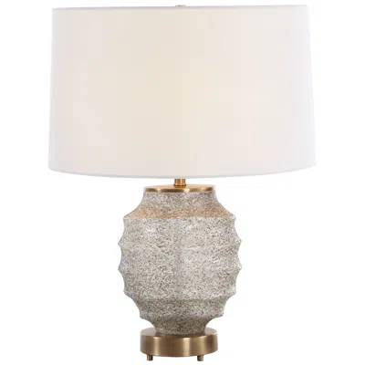 Uttermost Acosta 22 1/4" High Ribbed Glass Table Lamp