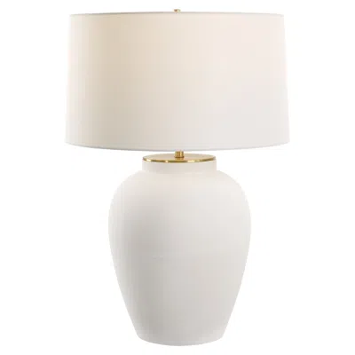 Uttermost Adelaide 29" High White Ceramic Table Lamp