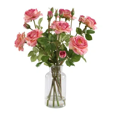 Uttermost Adoration Rose Bouquet In Pink