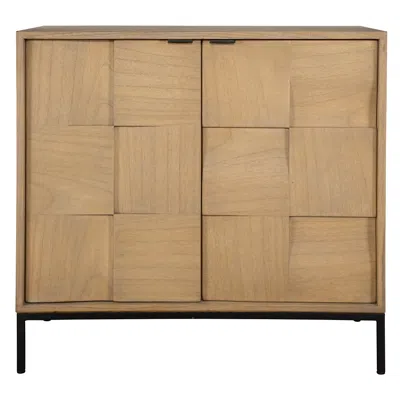 Uttermost Aerie Mini Wood 2 Door Cabinet In Brown