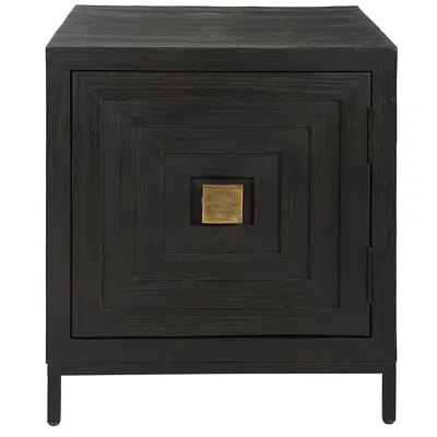 Uttermost Aiken 22.25" Wide Dark Ebony Modern Cabinet