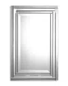 Uttermost Alanna Frameless Vanity Mirror In Silver