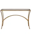 Uttermost Alayna Gold Console Table In Gold