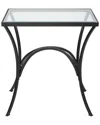 Uttermost Alayna Metal & Glass End Table
