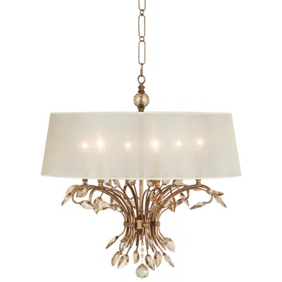 Uttermost Alenya 29" Wide Burnished Gold Chandelier